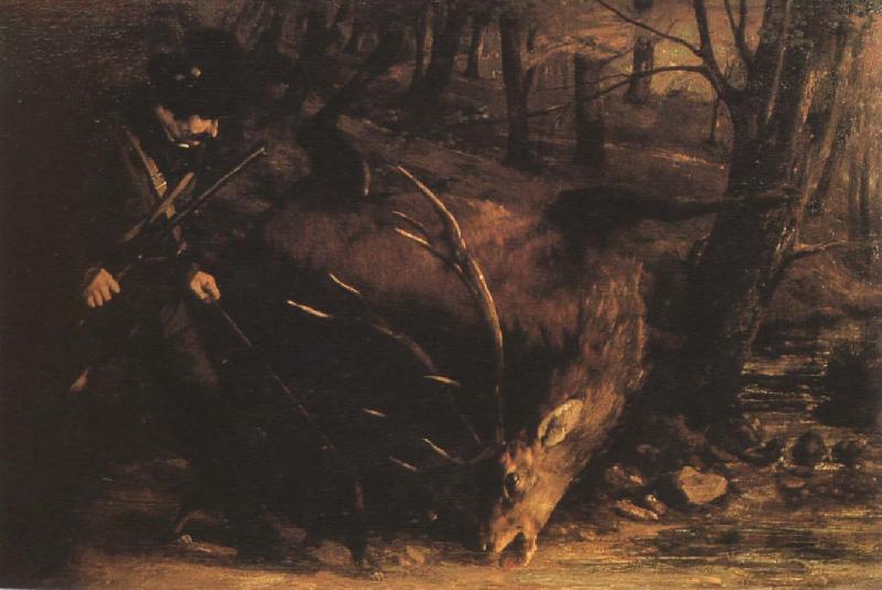 Gustave Courbet Hunter oil painting image